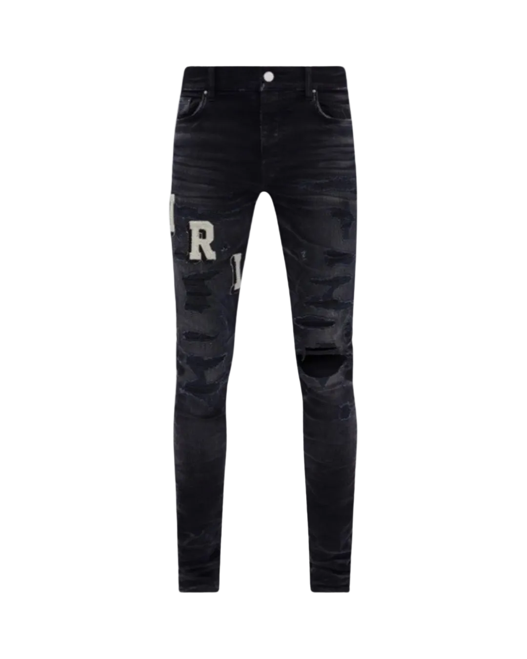 AMIRI Varsity Ripped Jeans 'Black'