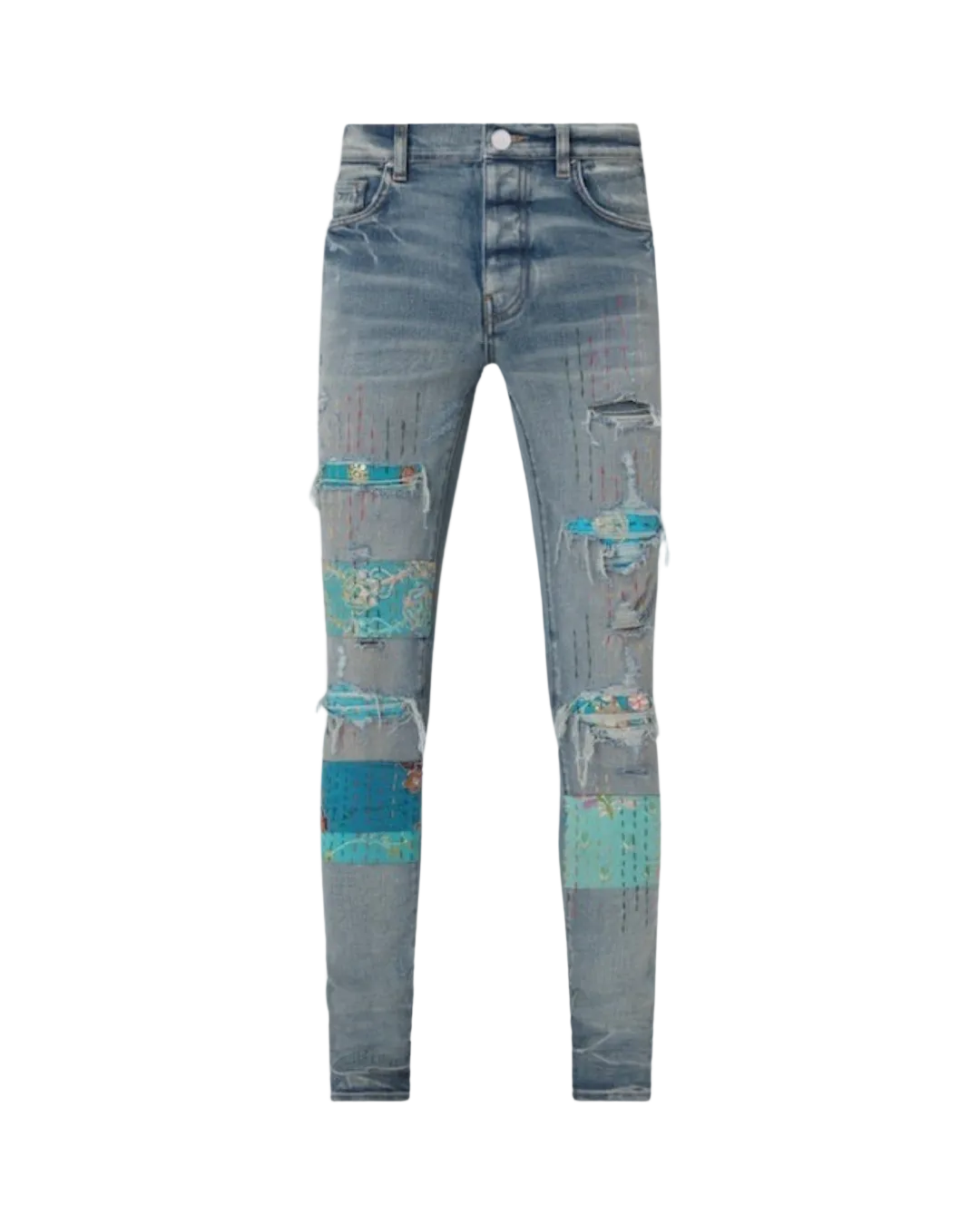 AMIRI Vintage Quilt Art Patch Clay
Indigo Jeans - Creps City