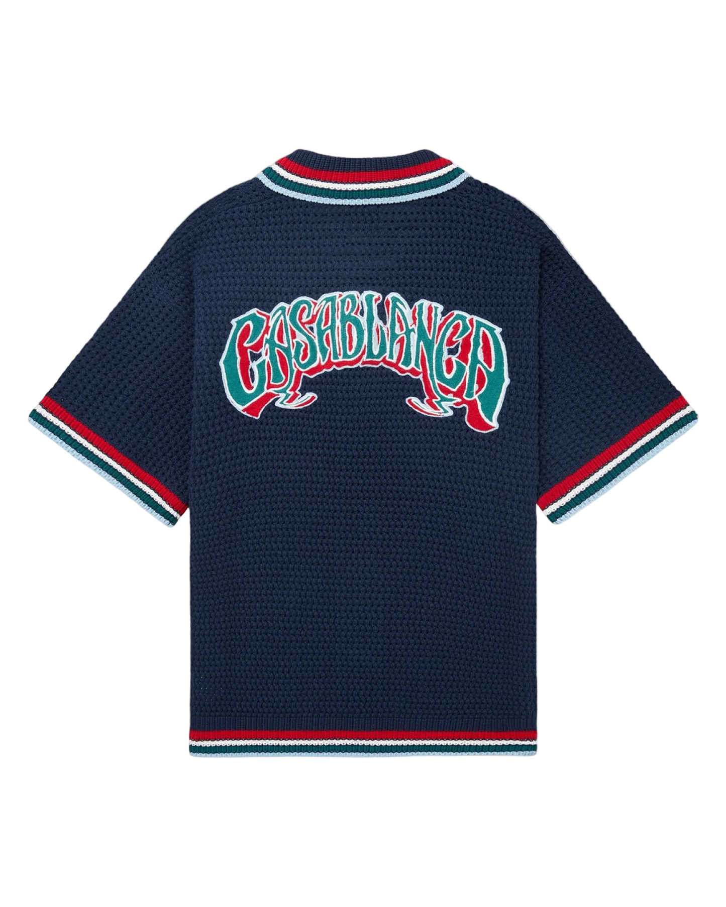 Casablanca Gothic Crochet Shirt 'Navy'