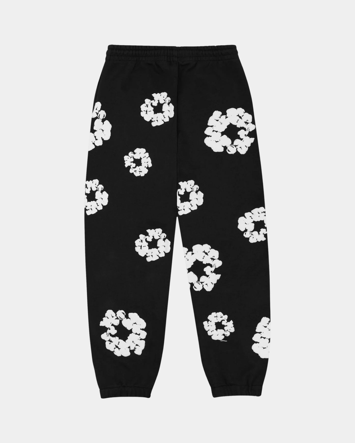 Denim Tears The Cotton Wreath Sweatpants 'Black' - Creps City