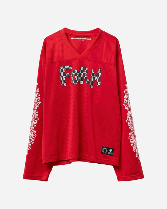 Chrome Hearts X Matty Boy Hockey Sports Mesh Warm Up Jersey 'Red'