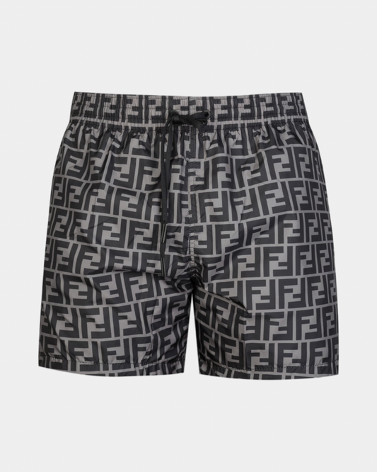 Fendi FF Logo Swim Shorts - Creps City