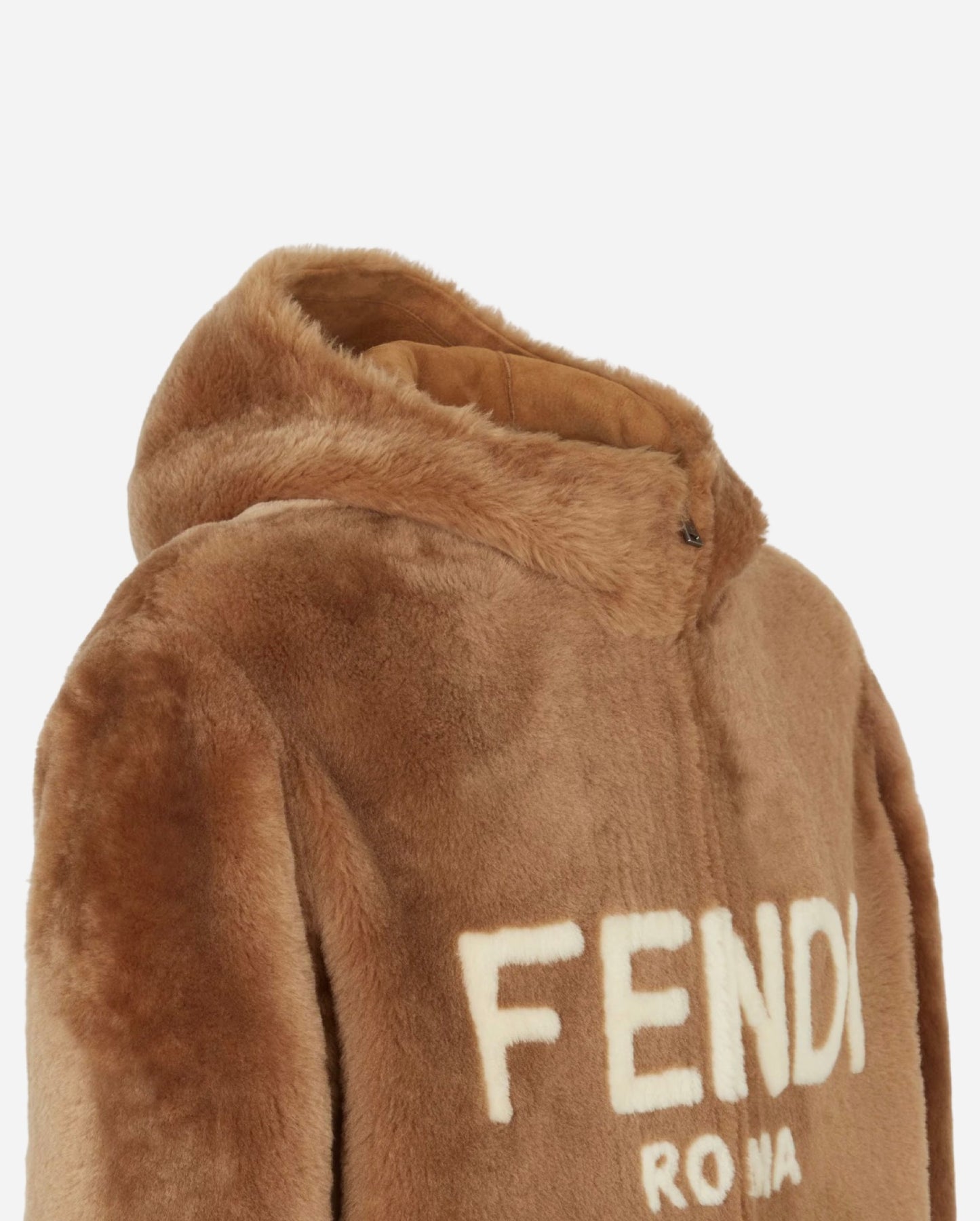 Fendi Blouson Brown Shearling Jacket
