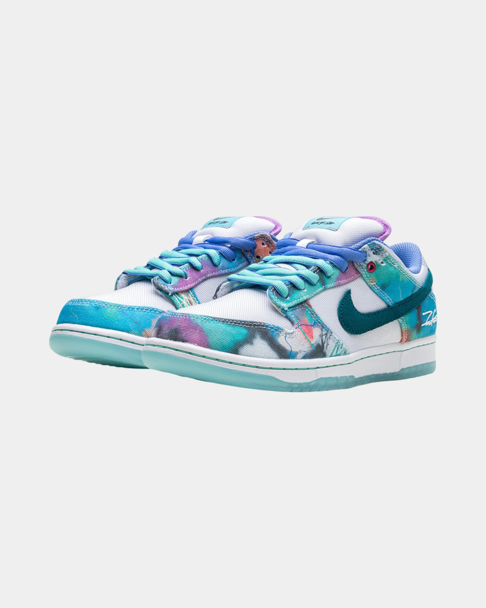 Futura Laboratories x Nike SB Dunk Low “Bleached Aqua” - Creps City