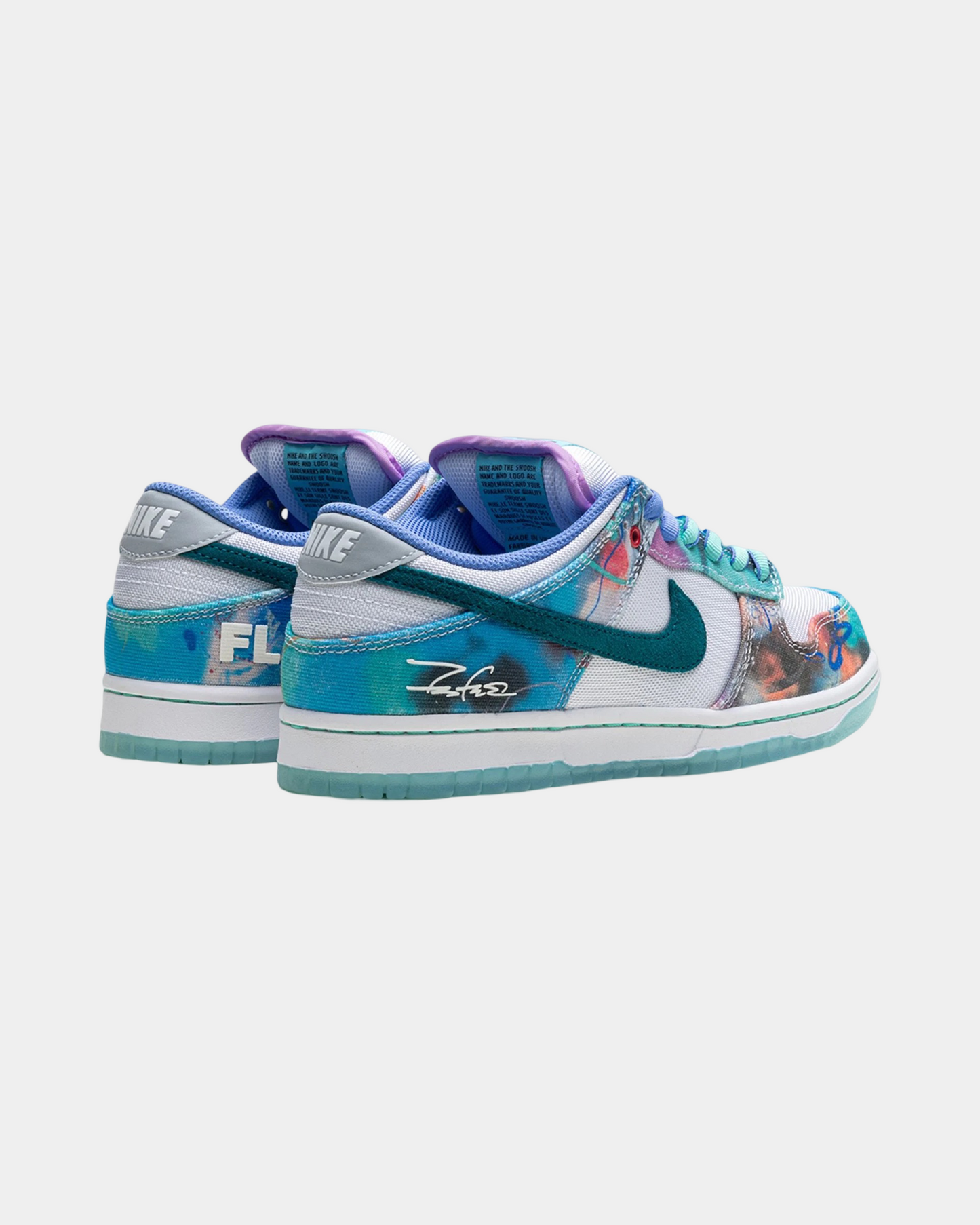 Futura Laboratories x Nike SB Dunk Low “Bleached Aqua” - Creps City