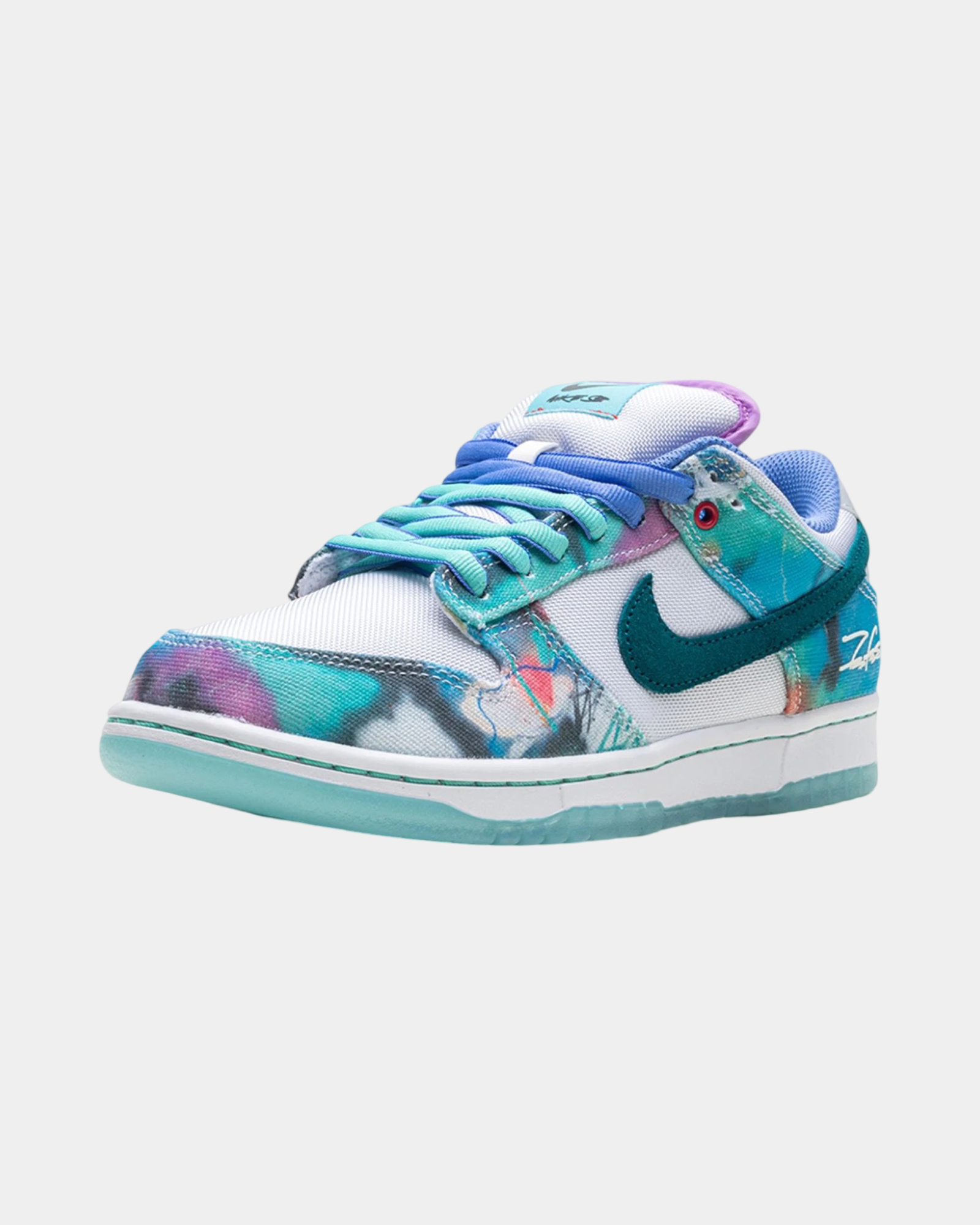Futura Laboratories x Nike SB Dunk Low “Bleached Aqua” - Creps City