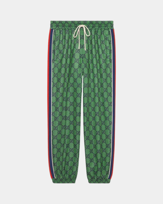 Green GG Web Track Pants - Creps City