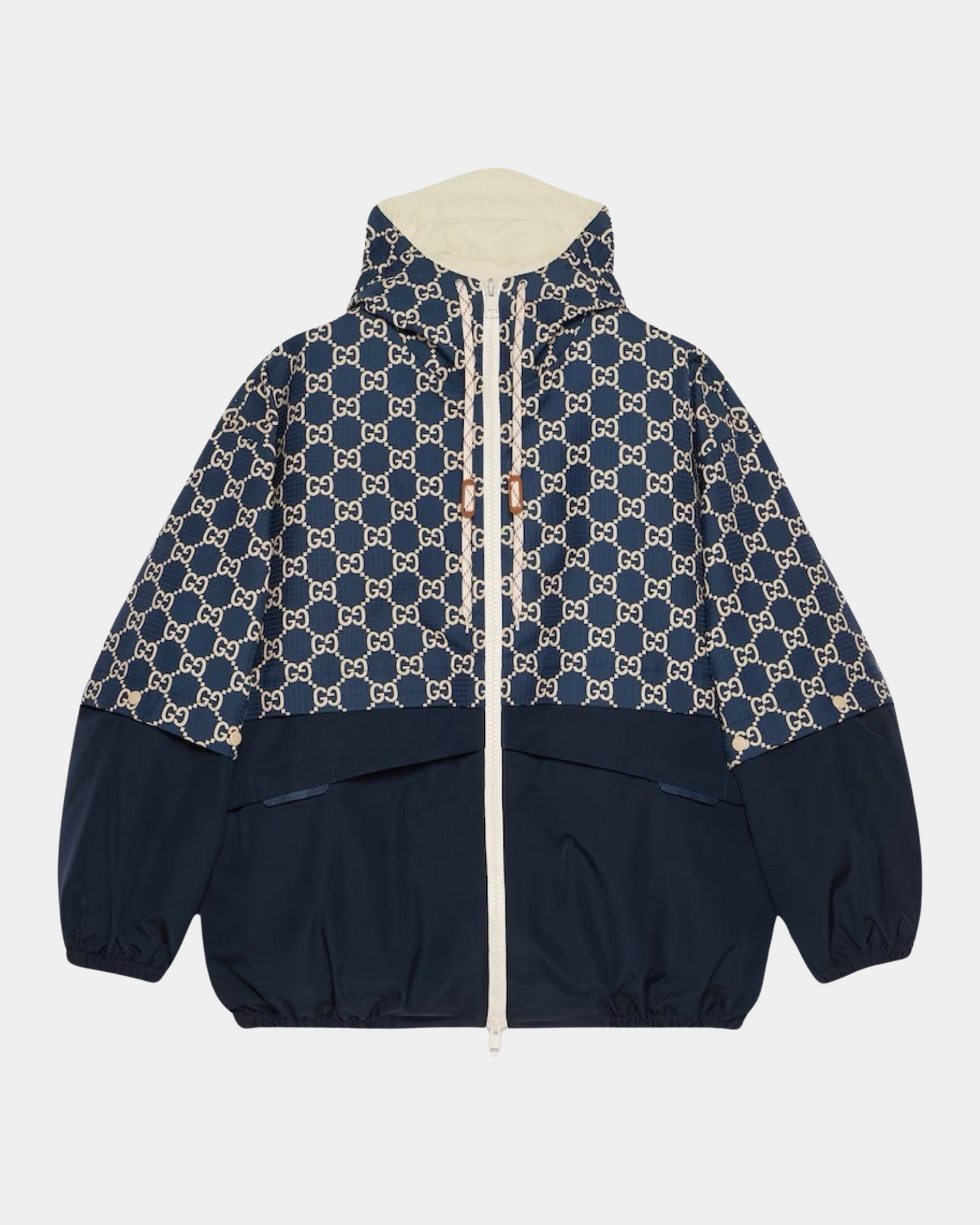 Gucci Double G zip-up Hooded Jacket - Creps City