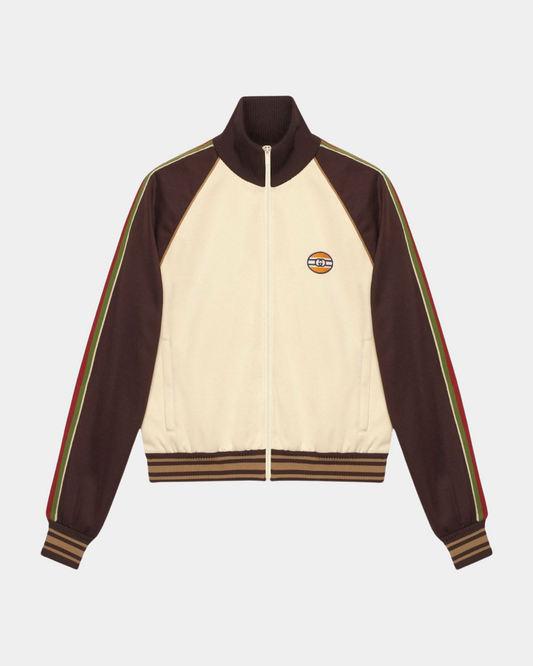 Gucci Patch Track Jacket Beige - Creps City