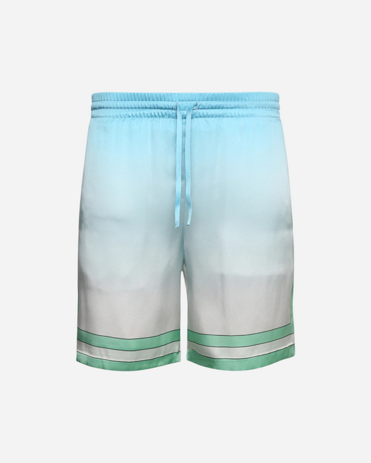 Casablanca Drawstring Silk Shorts Casa Sport
