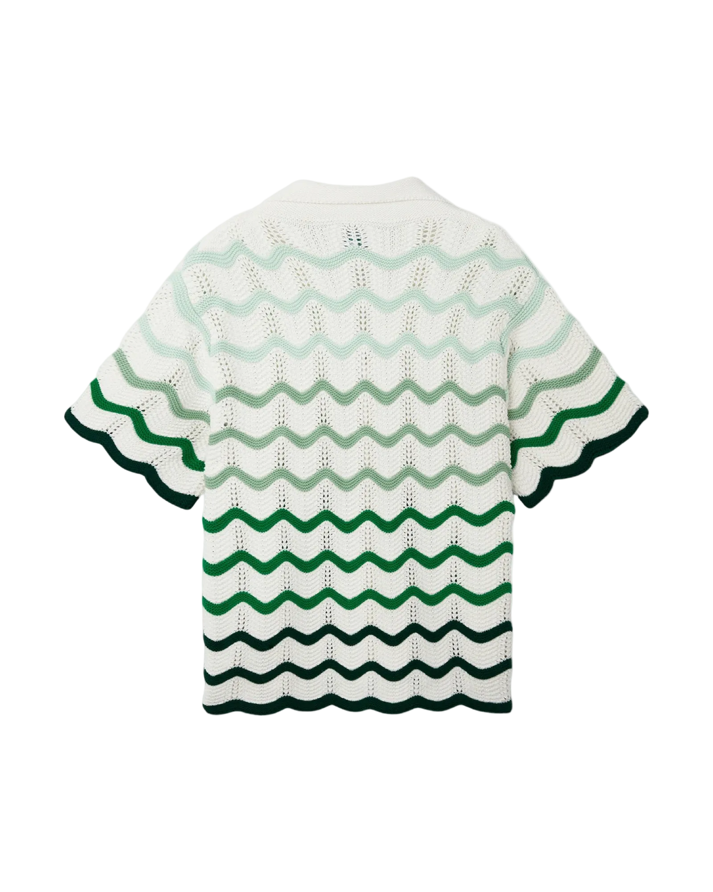 Casablanca Wavy Gradient Crochet Shirt