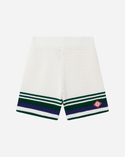 Casablanca Tennis Crochet Shorts