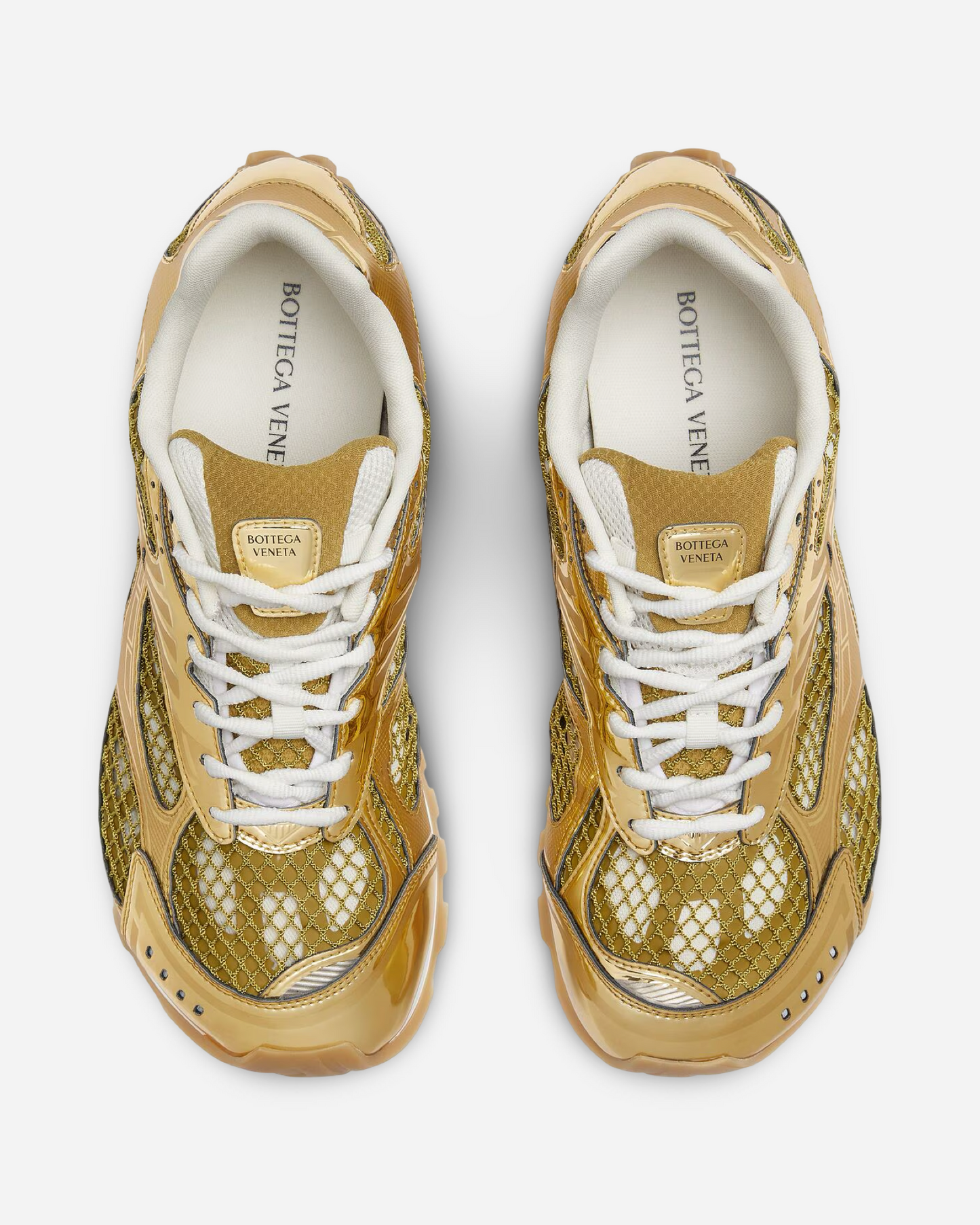 Bottega Veneta Orbit Sneaker 'Gold/White'