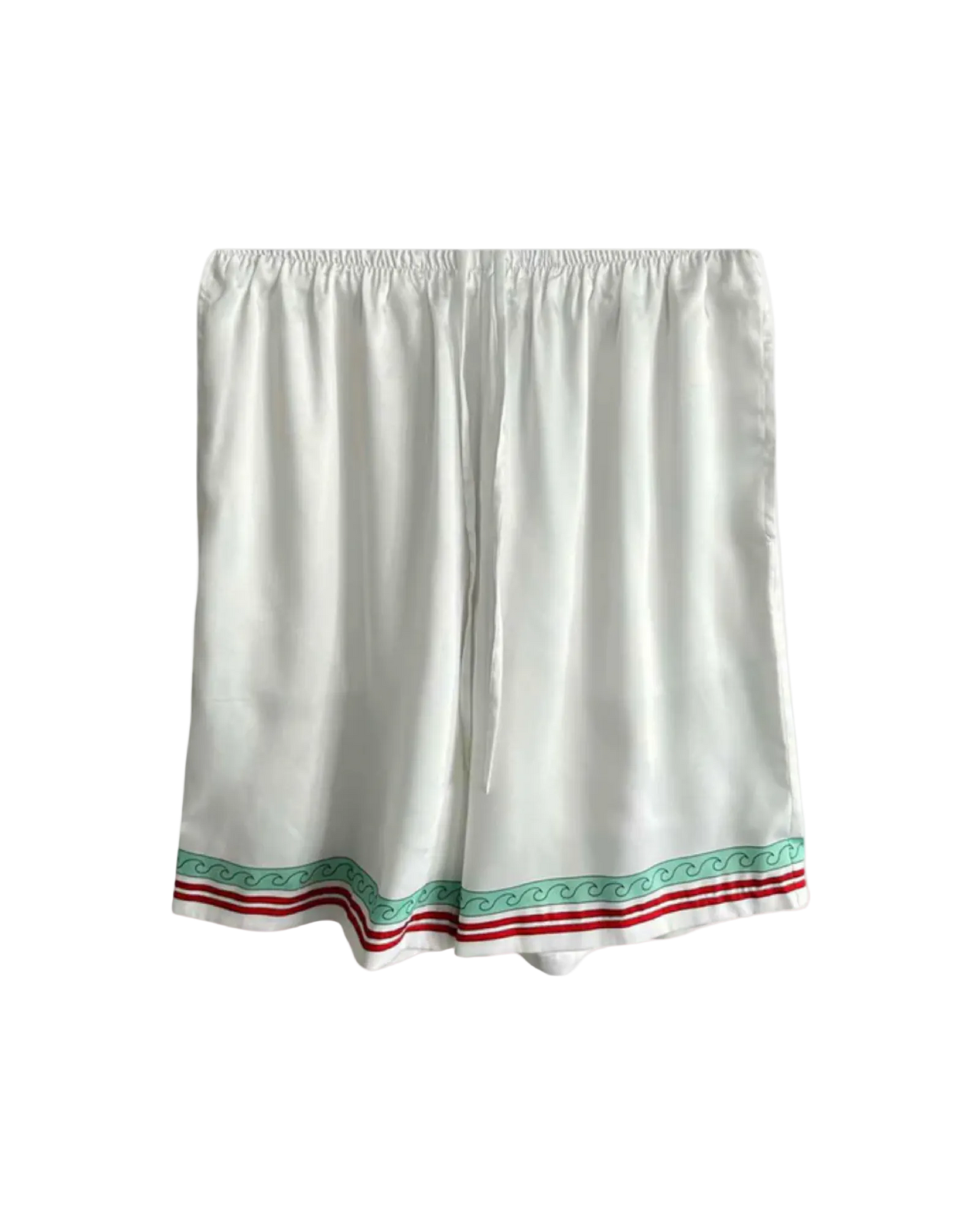 Casablanca Caviar Kaspia Silk Shorts