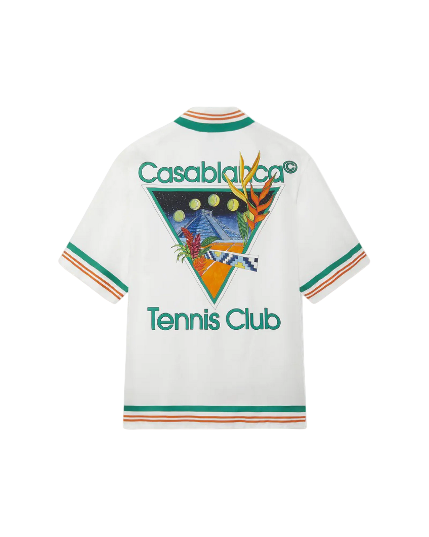 Casablanca Tennis Club Icon Silk Shirt