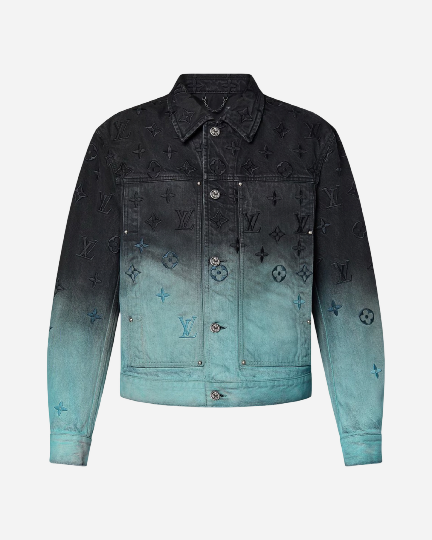 Louis Vuitton Embroidered Denim Blouson 'Light Blue'