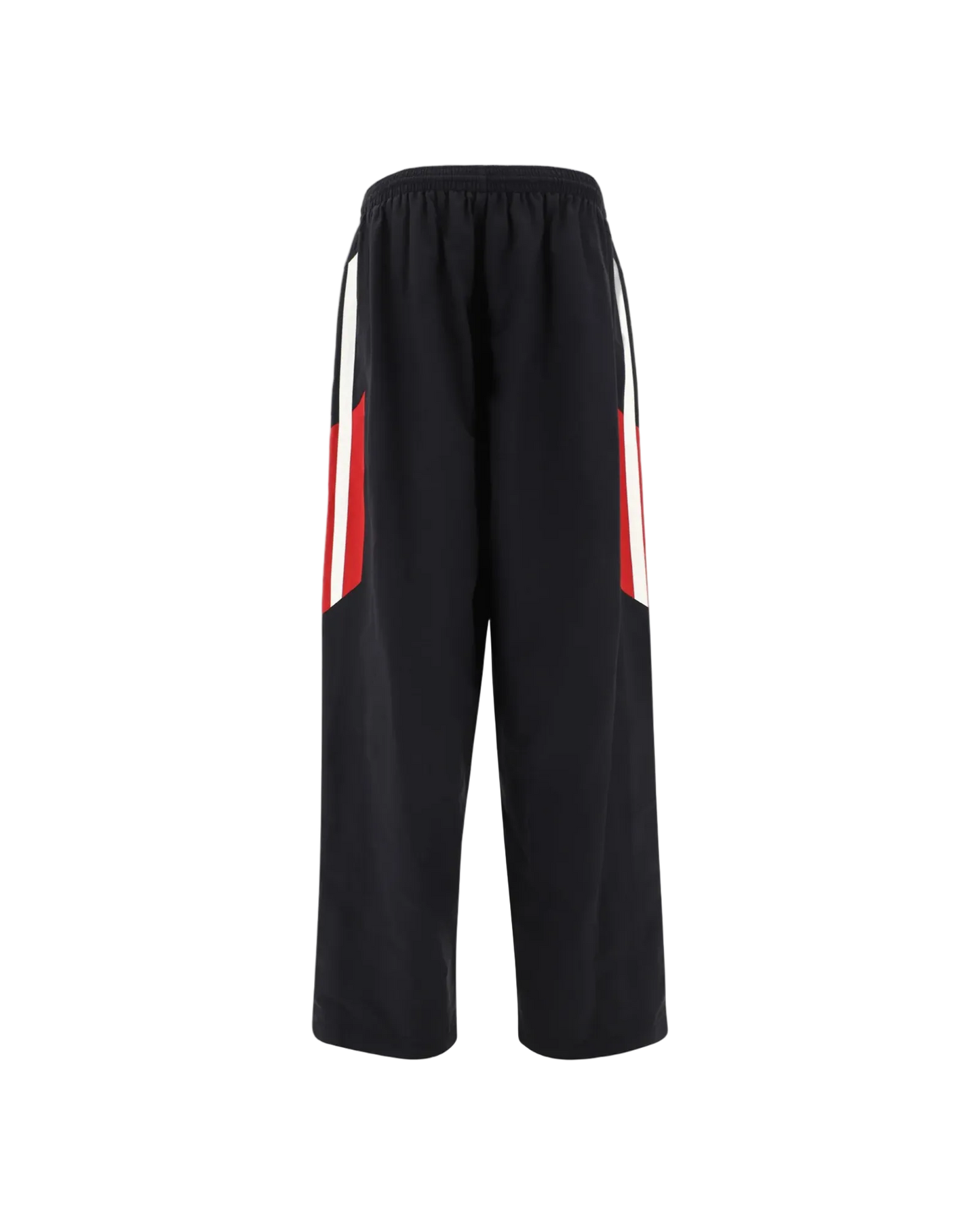 Balenciaga Sporty B Embroidered Track Pants 'Black Red'