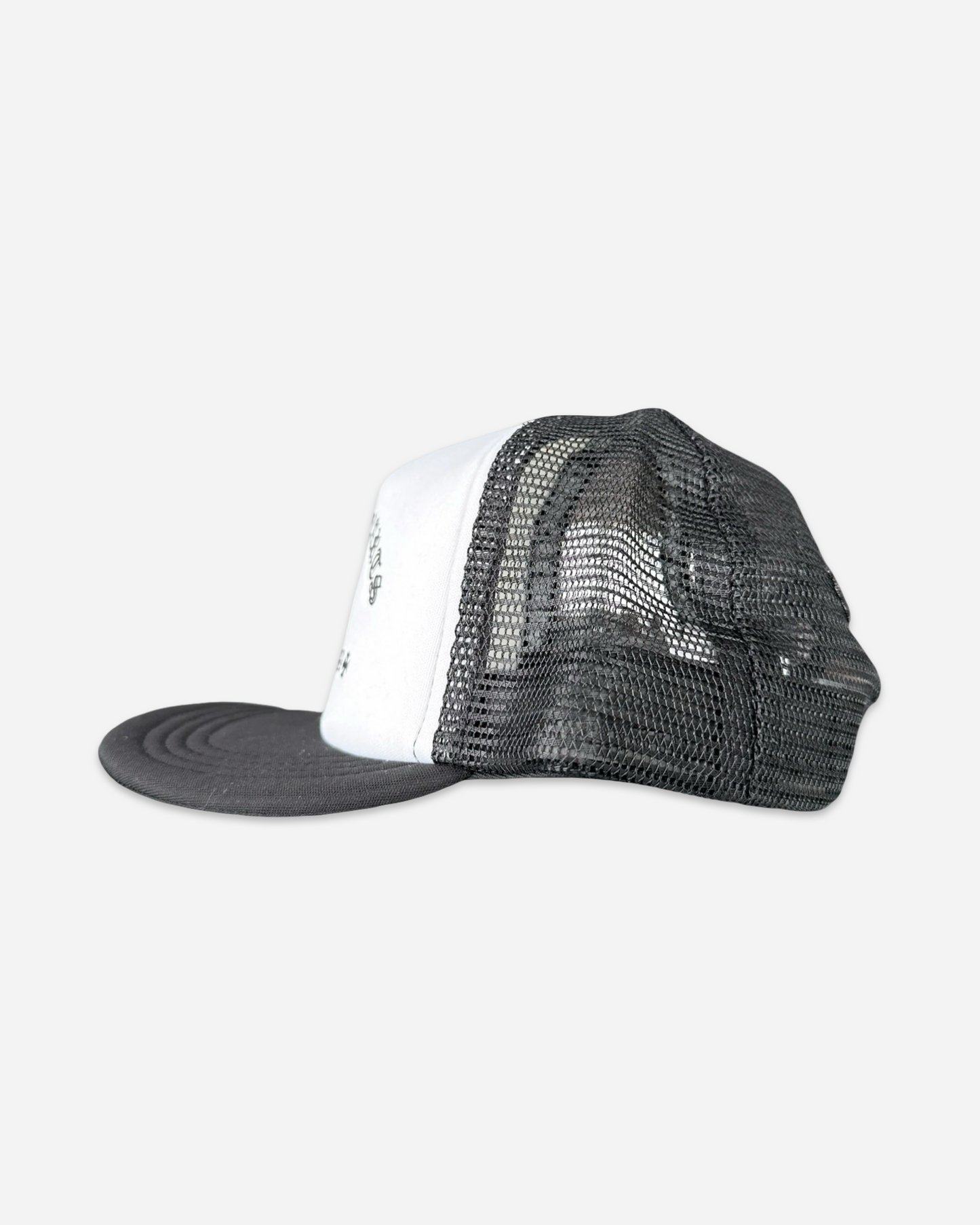 Chrome Hearts Hollywood Cross "King Taco" Trucker Hat 'White/Black'