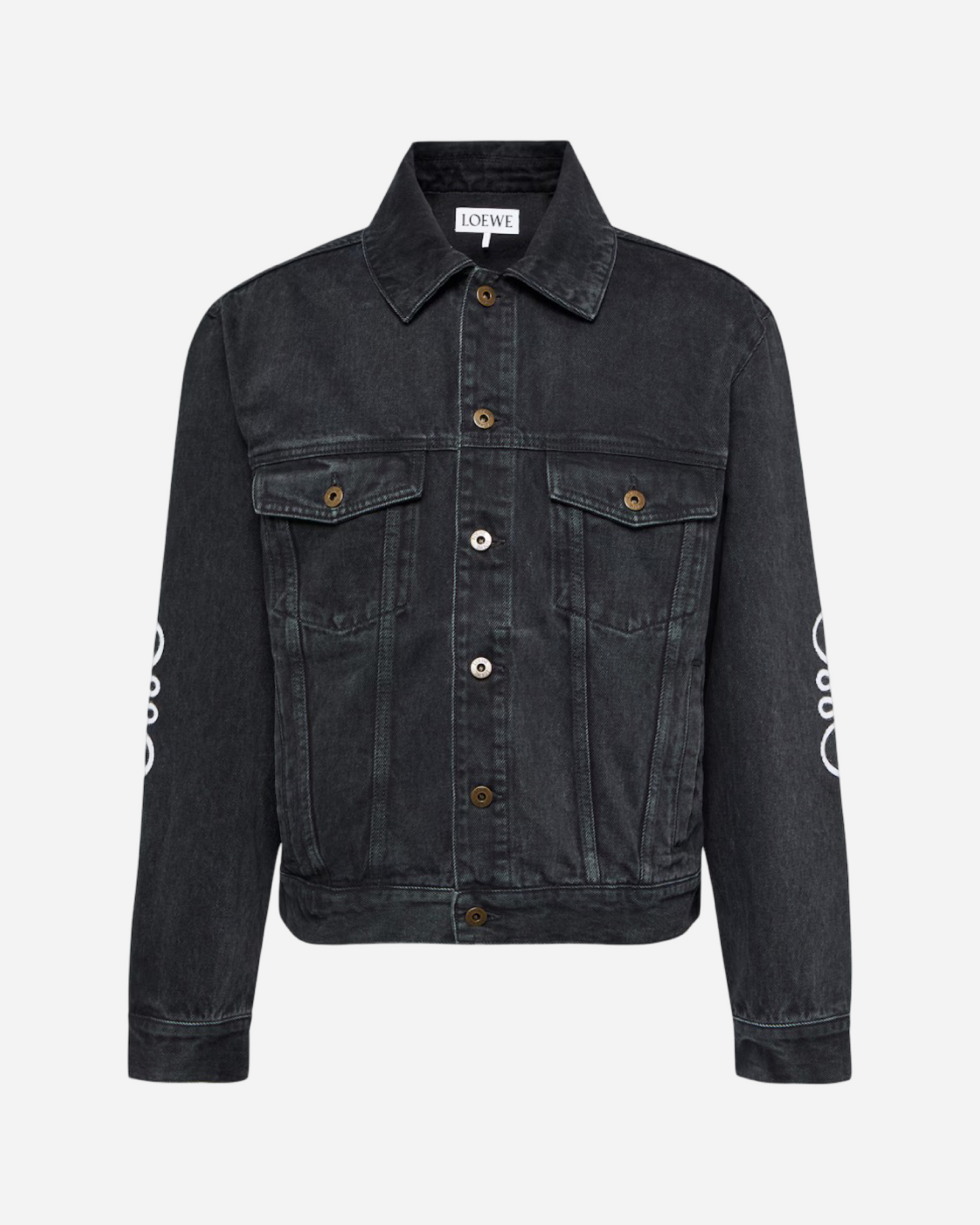 LOEWE Anagram Logo Denim Jacket 'Black'