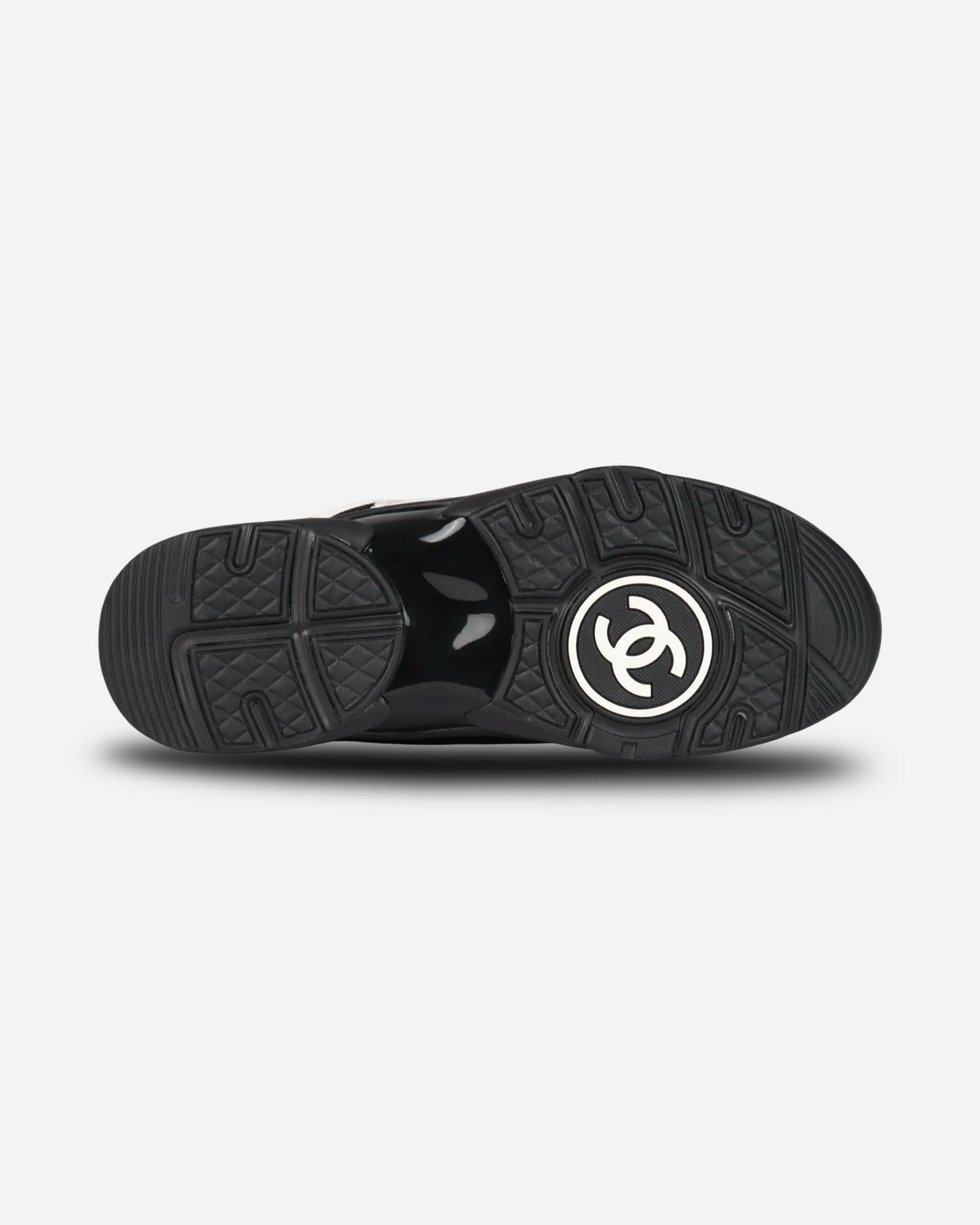 Chanel CC Logo Sneaker 'Black White'