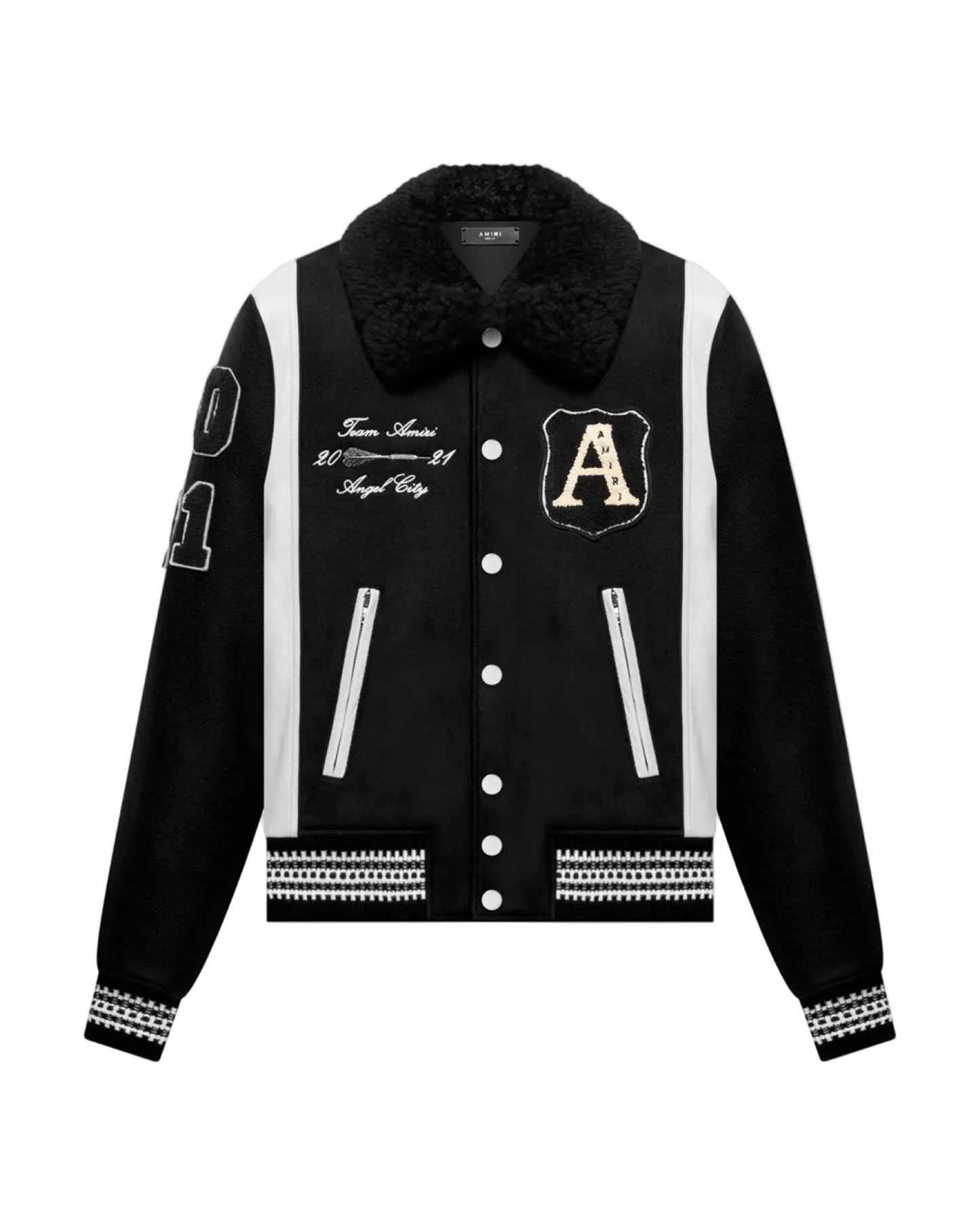 Amiri Always On Point Varsity Bomber Jacket