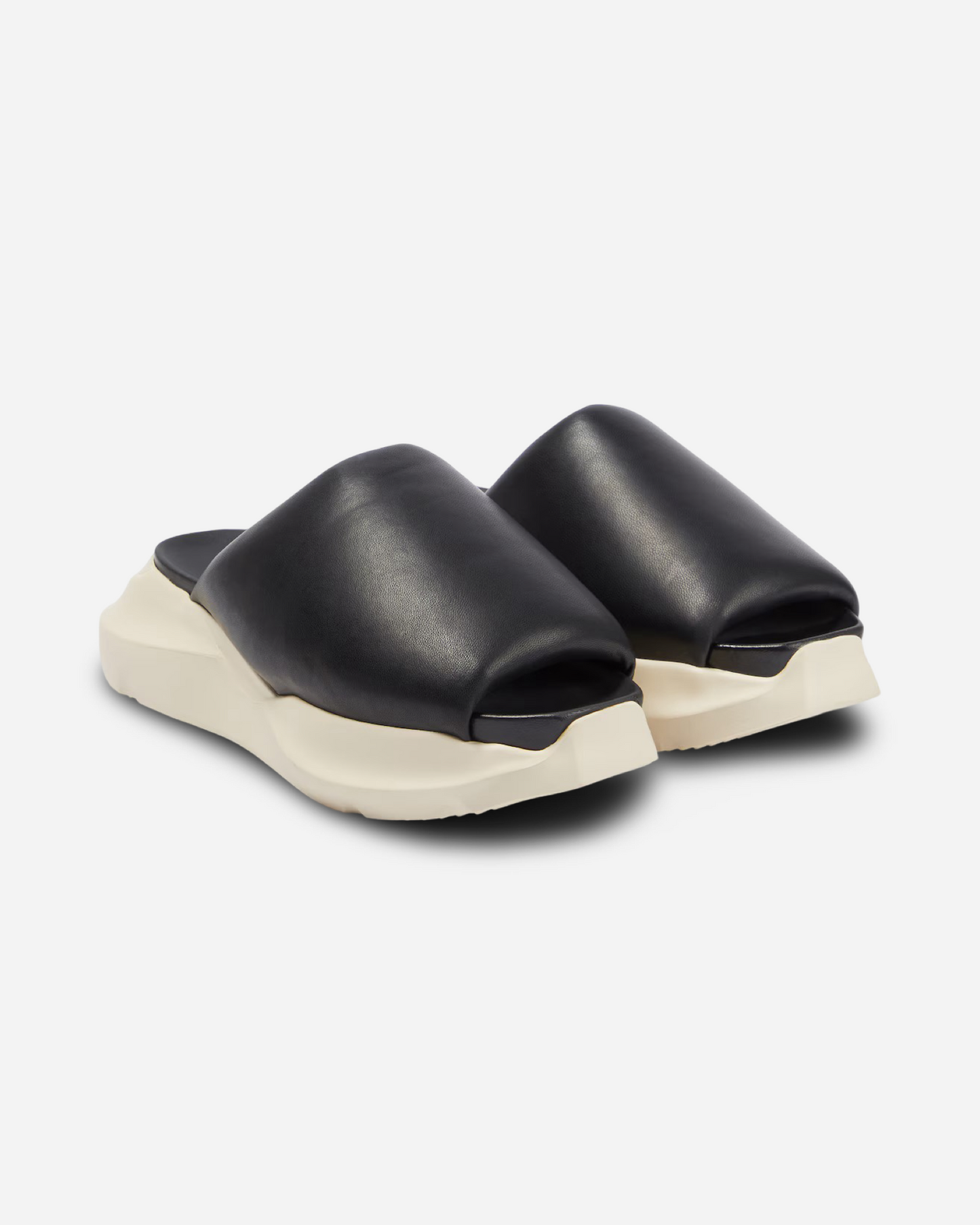 Rick Owens Geth Puffer Leather Slides