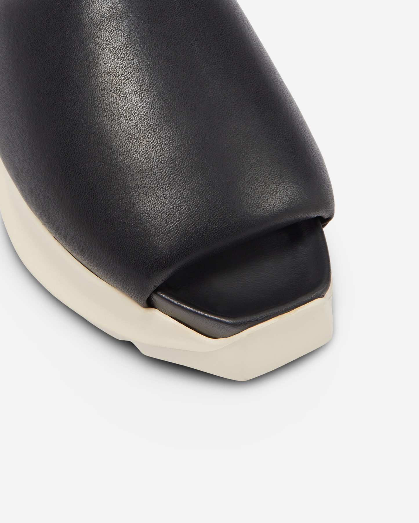 Rick Owens Geth Puffer Leather Slides