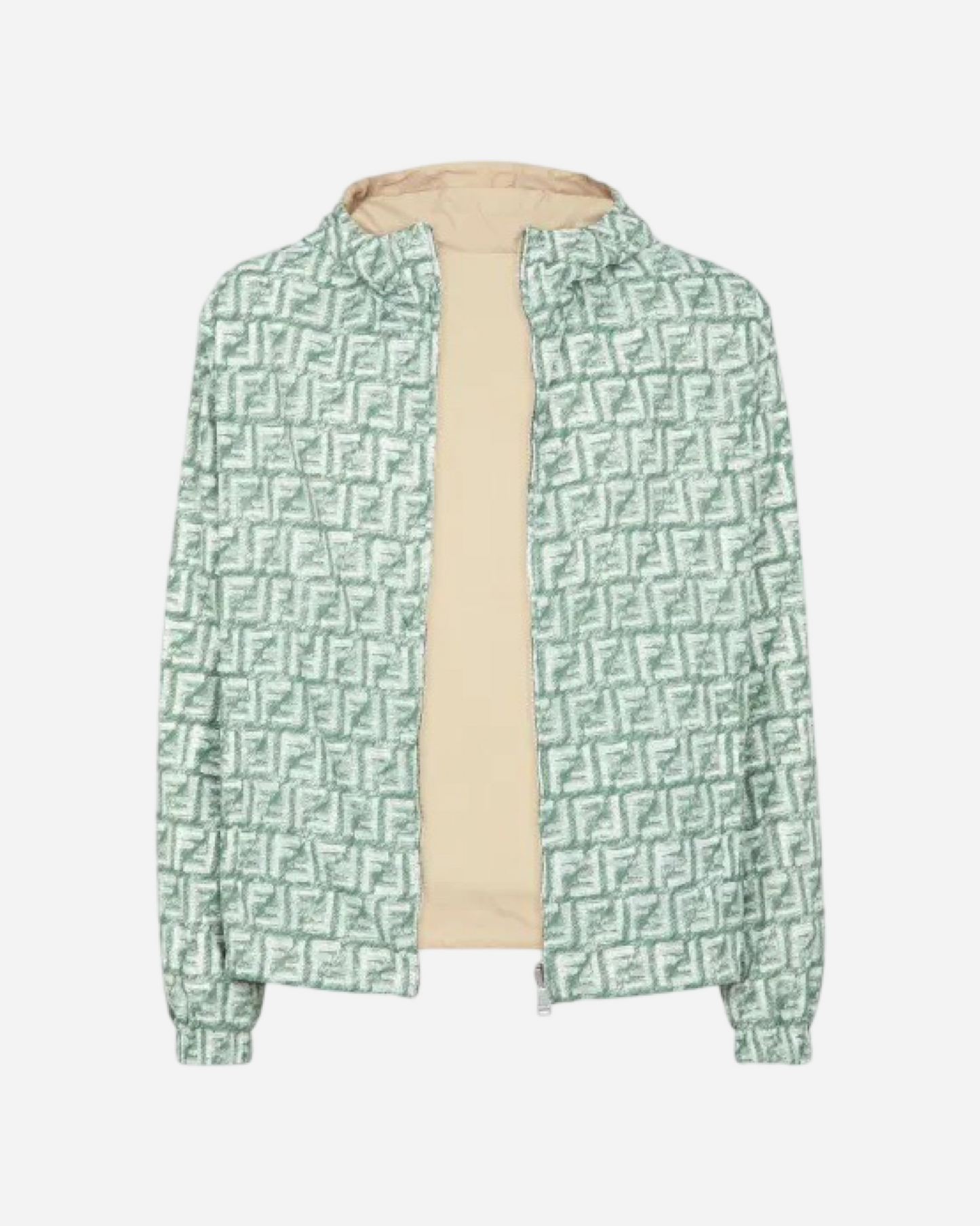 Fendi FF Print Reversible Hooded Jacket