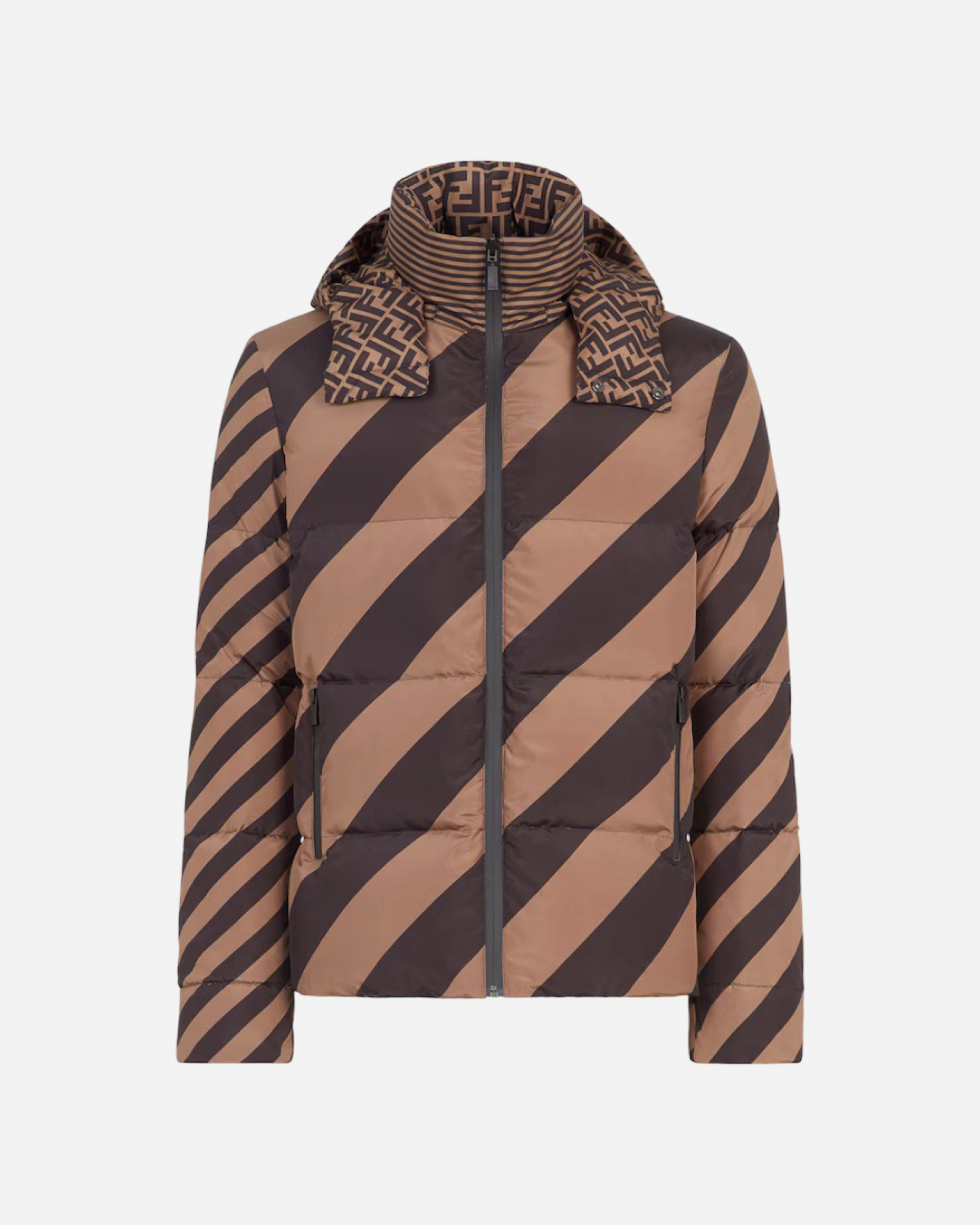 Fendi FF Puffer Reversible Hooded Jacket
