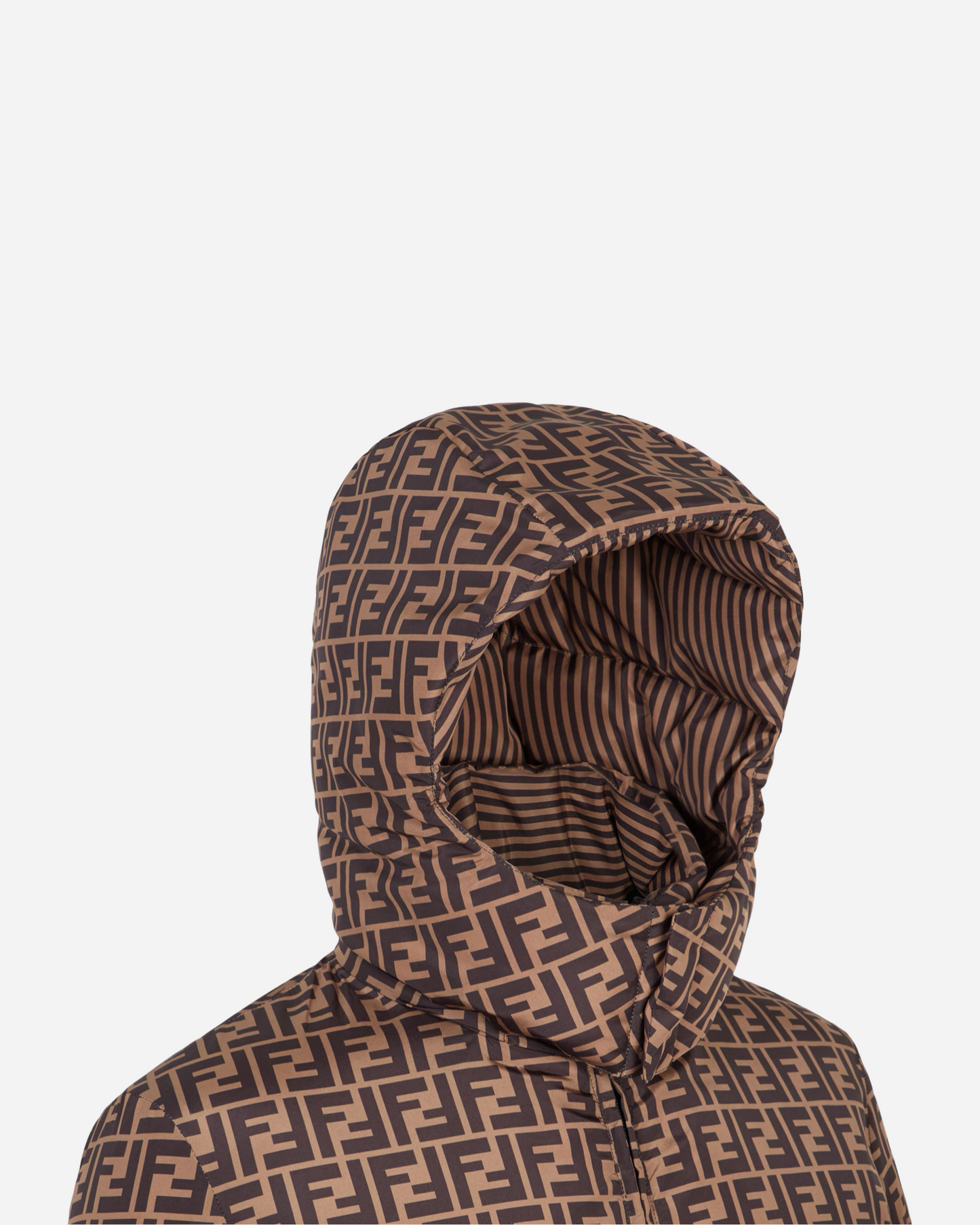 Fendi FF Puffer Reversible Hooded Jacket