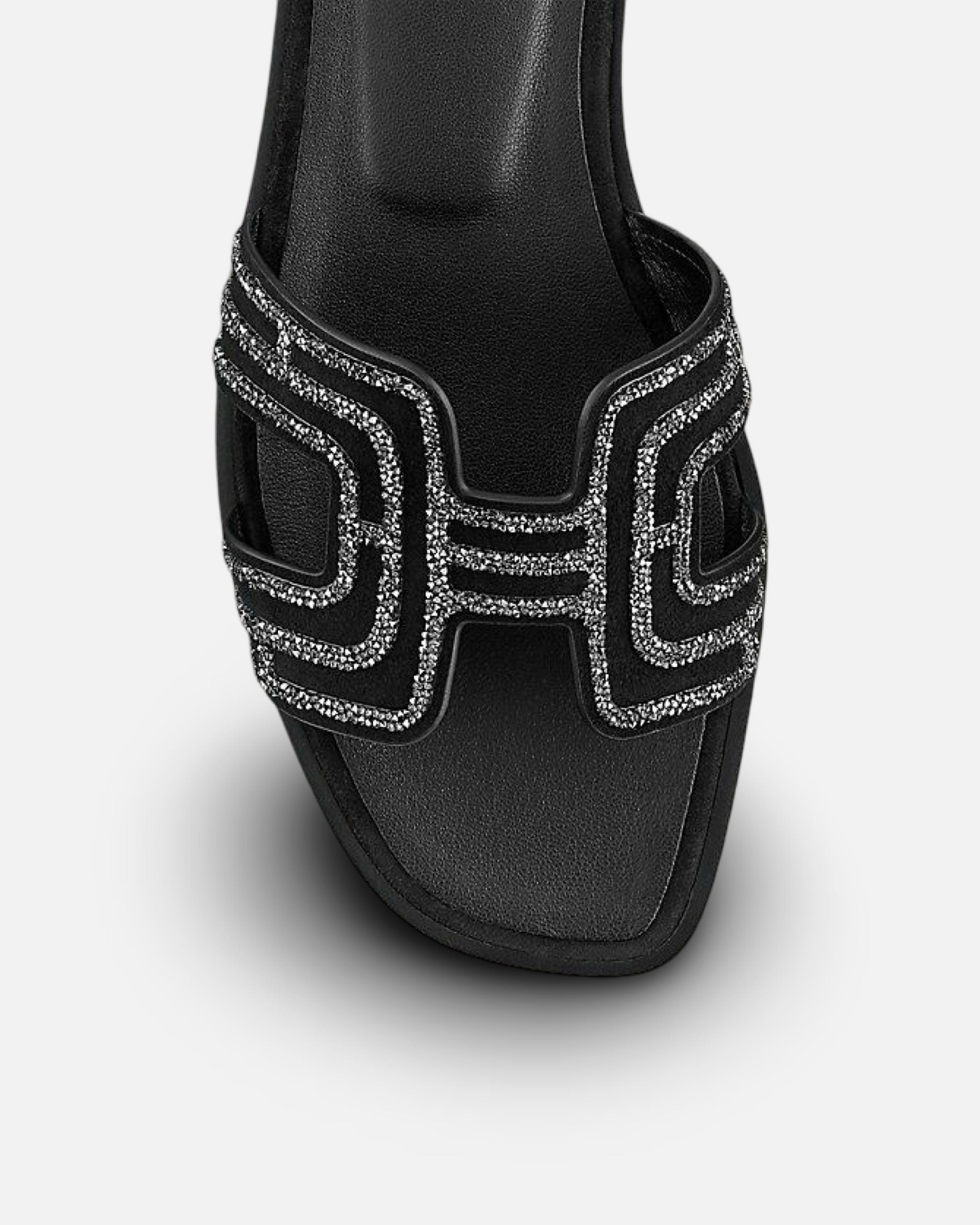 Hermès Oran Sandal ‘Noir / Argent’