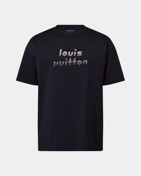 Louis Vuitton Bead-Embroidered Cotton T-Shirt - Creps City