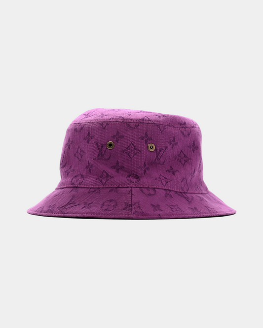 Louis Vuitton Bob Monogram Denim Bucket Hat Transformable - Creps City