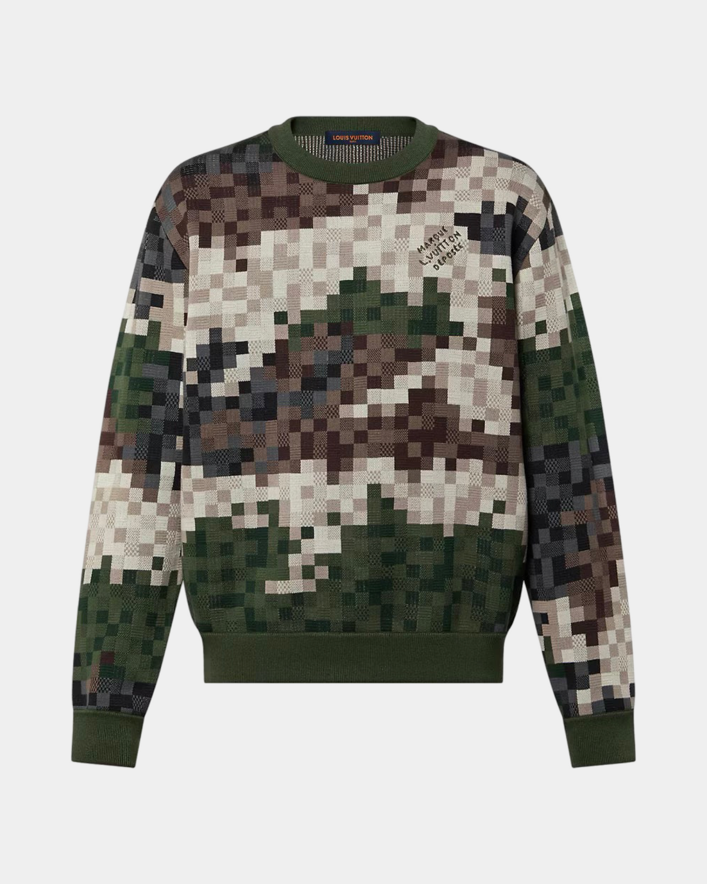 Louis Vuitton Damier Cotton Jacquard Pullover - Creps City