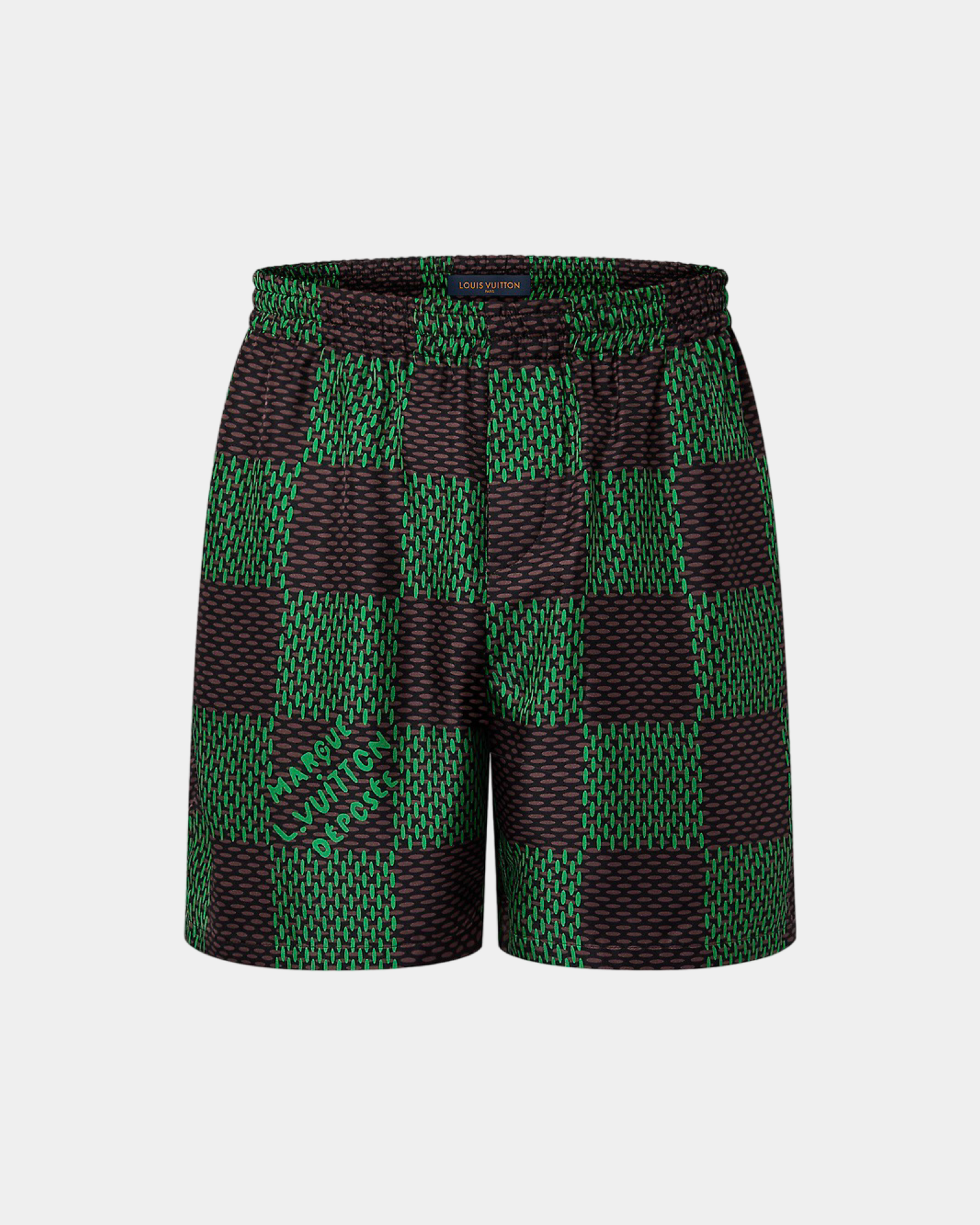 Louis Vuitton Damier Silk Shorts - Creps City