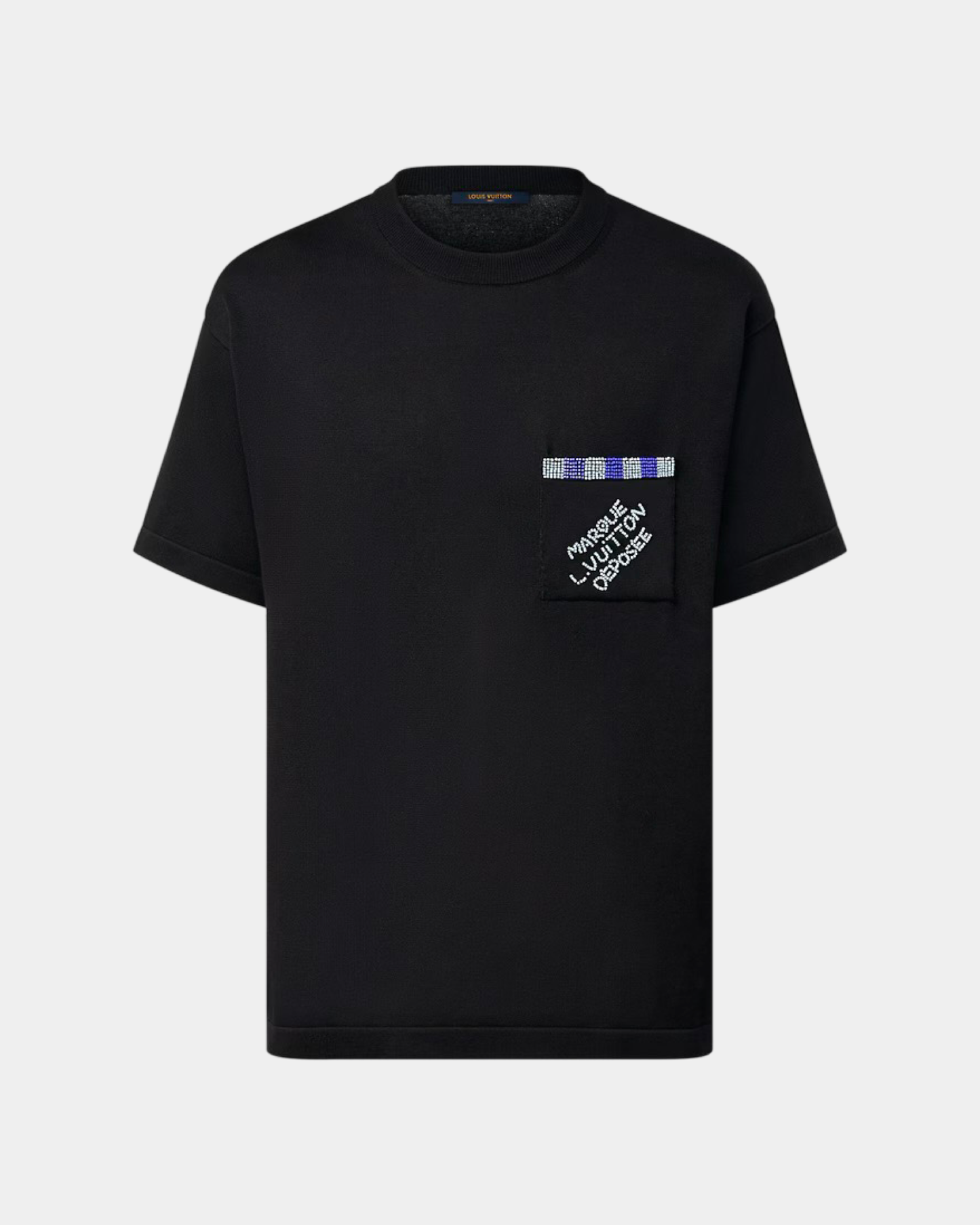 Louis Vuitton Embellished Short-Sleeved Cotton Crewneck - Creps City