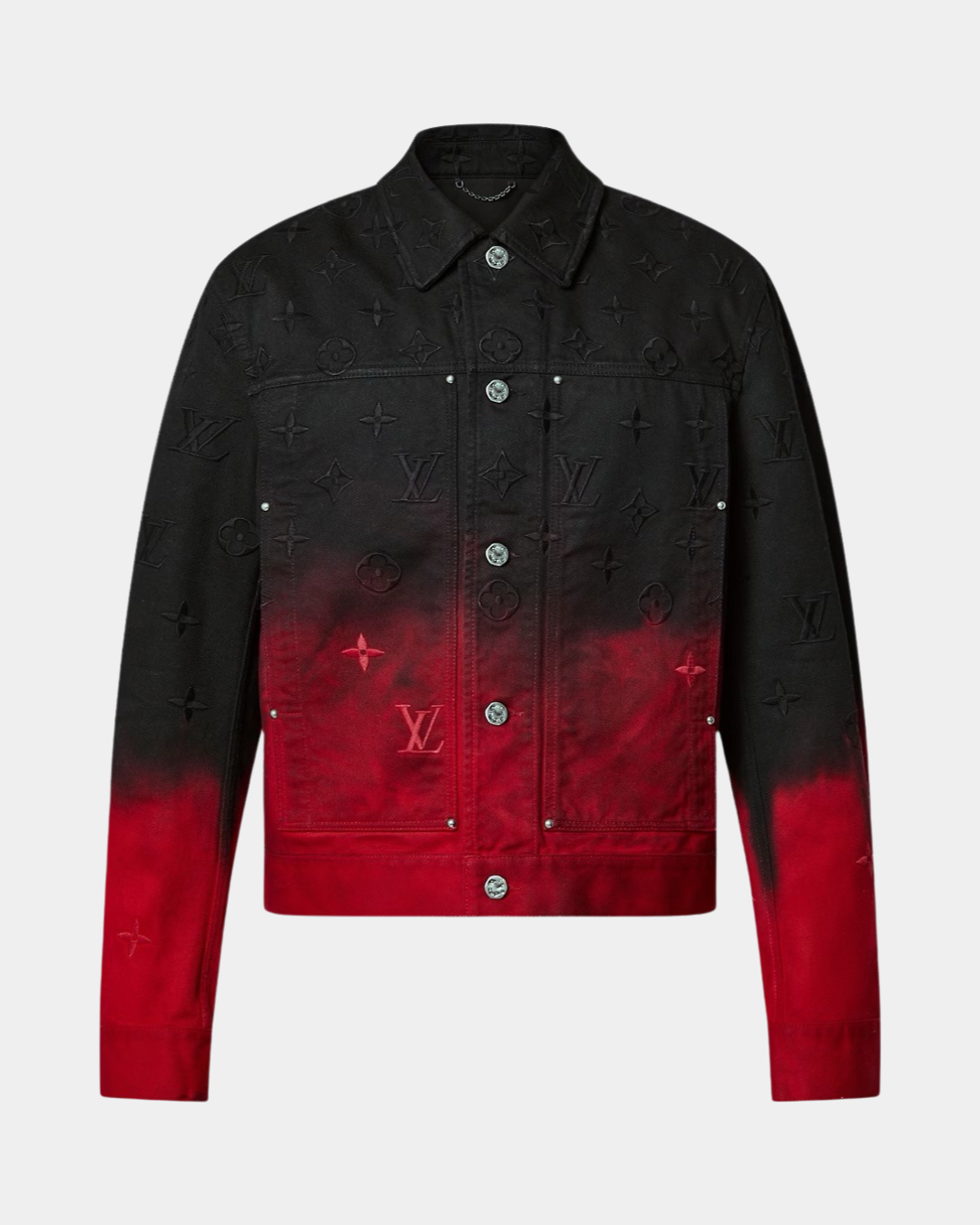 Louis Vuitton Embroidered Denim Blouson - Creps City