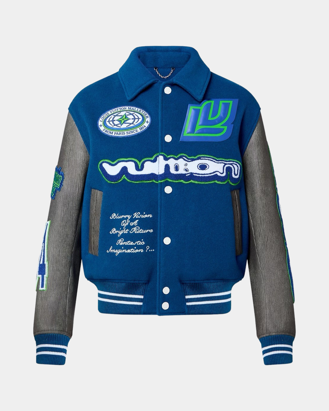 Louis Vuitton Embroidered Varsity Blouson - Creps City