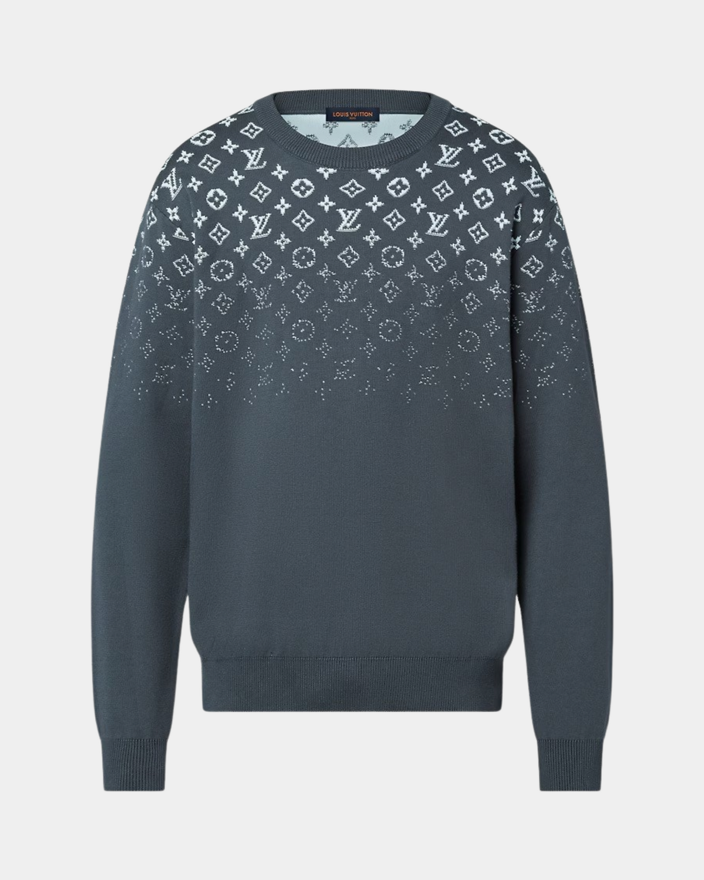 Louis Vuitton Gradient Cotton Crewneck Grey - Creps City