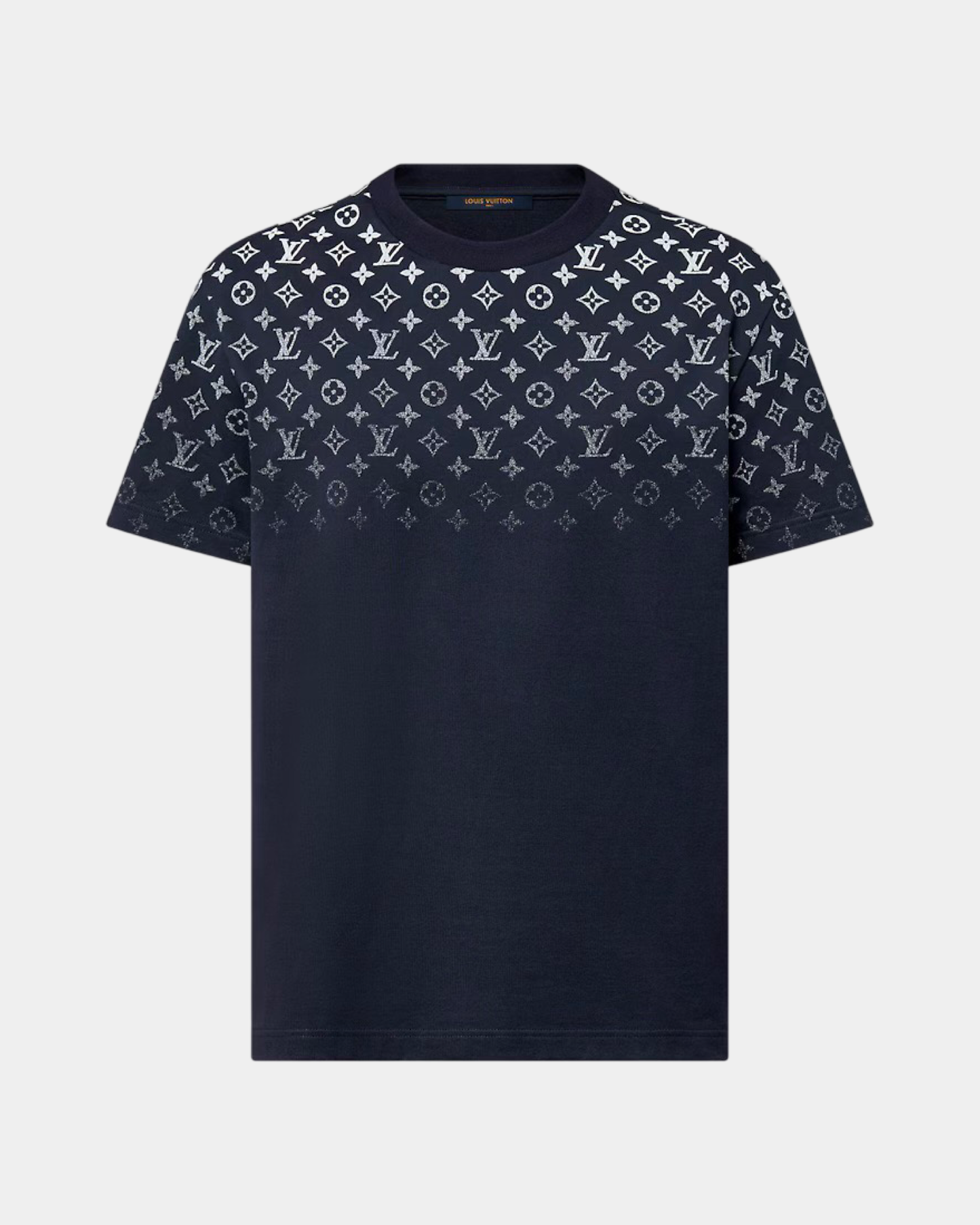Louis Vuitton Gradient Cotton T-Shirt Navy Blue - Creps City