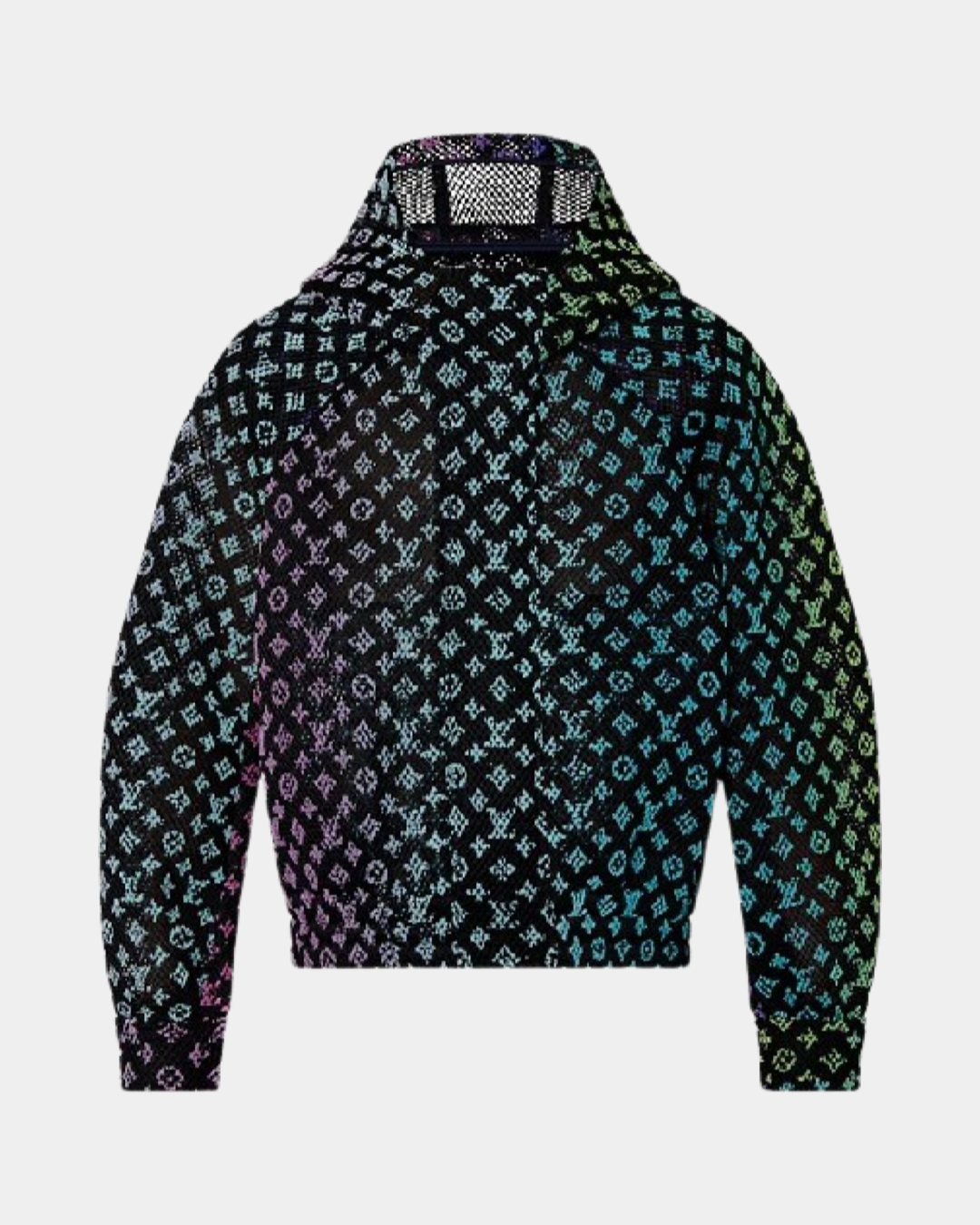Louis Vuitton Gradient Monogram Mesh Blouson Black - Creps City