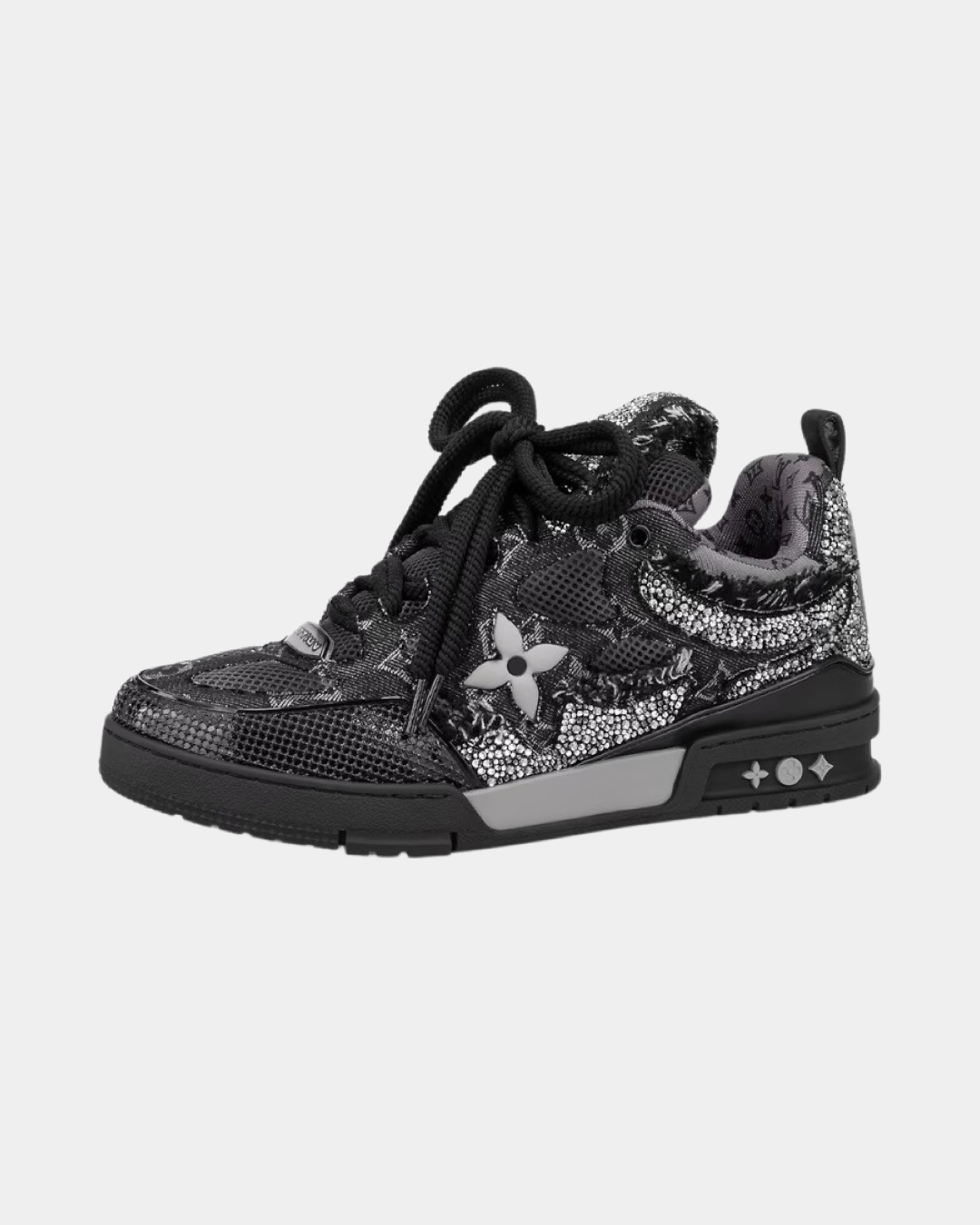Louis Vuitton LV Skate Sneaker 'Black Swarovski' - Creps City