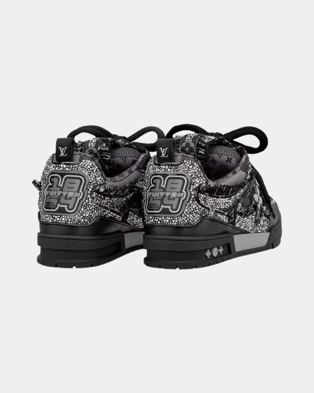 Louis Vuitton LV Skate Sneaker 'Black Swarovski' - Creps City