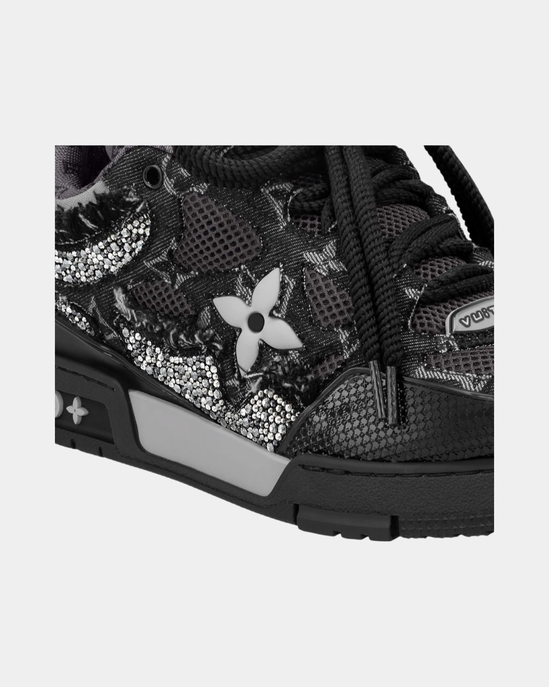 Louis Vuitton LV Skate Sneaker 'Black Swarovski' - Creps City
