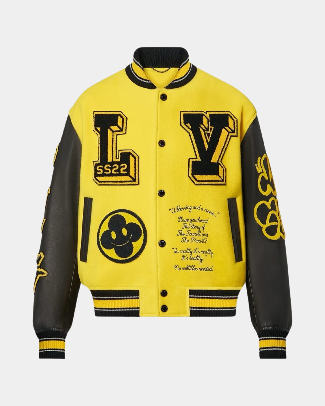 Louis Vuitton Leather Embroidered Varsity - Creps City
