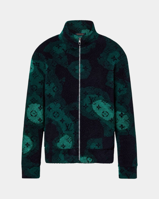 Louis Vuitton Monogram Camo Fleece Blouson - Creps City