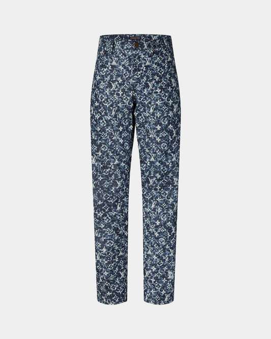 Louis Vuitton Monogram Denim Pants - Creps City