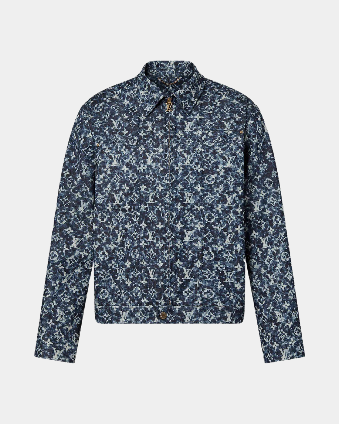 Louis Vuitton Monogram Denim Workwear Jacket - Creps City