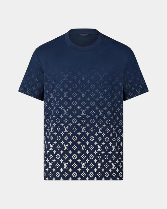 Louis Vuitton Monogram Gradient T-Shirt Navy - Creps City