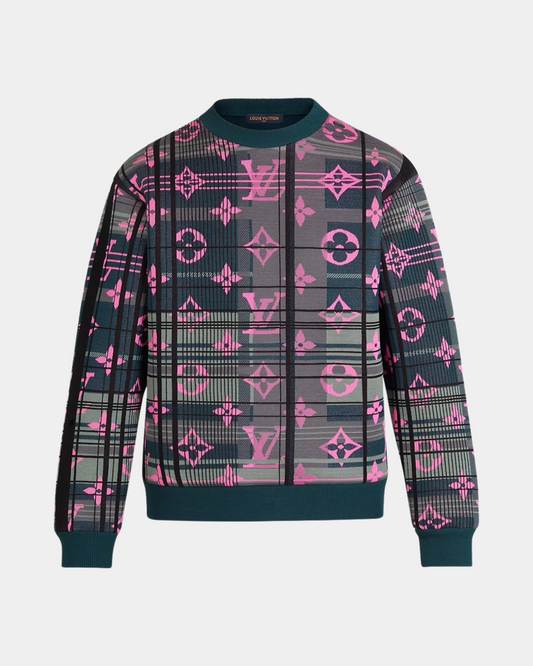 Louis Vuitton Monogram Jacquard Sweatshirt - Creps City